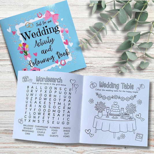 Wedding Activity and Colouring Book