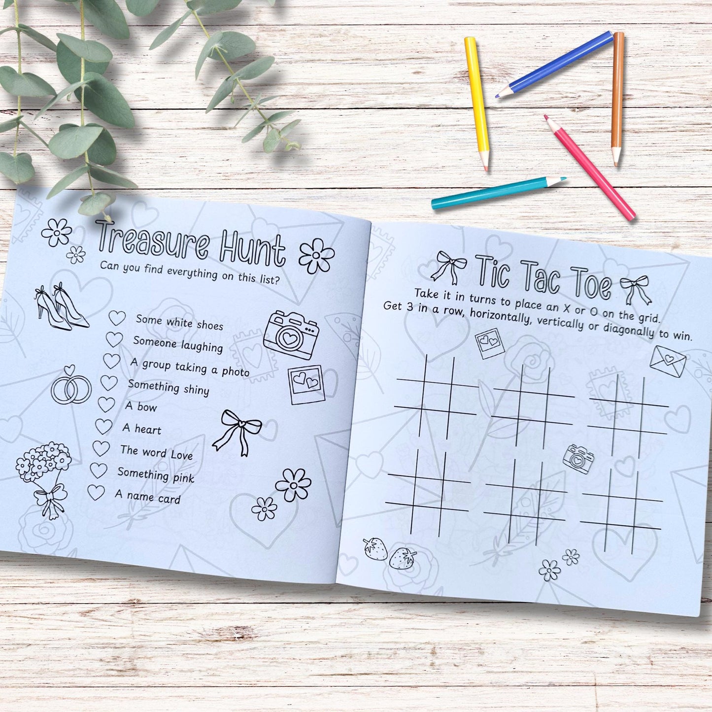 Wedding Activity and Colouring Book