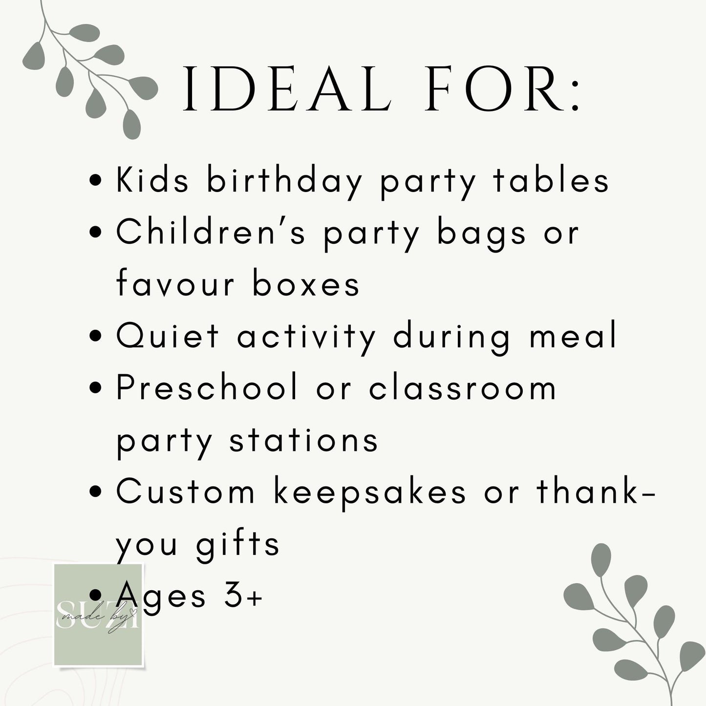 Personalised Party Colouring Placemat – Printed Birthday Table Activity for Kids – Custom Name Party Favour – Children’s Colouring Mat