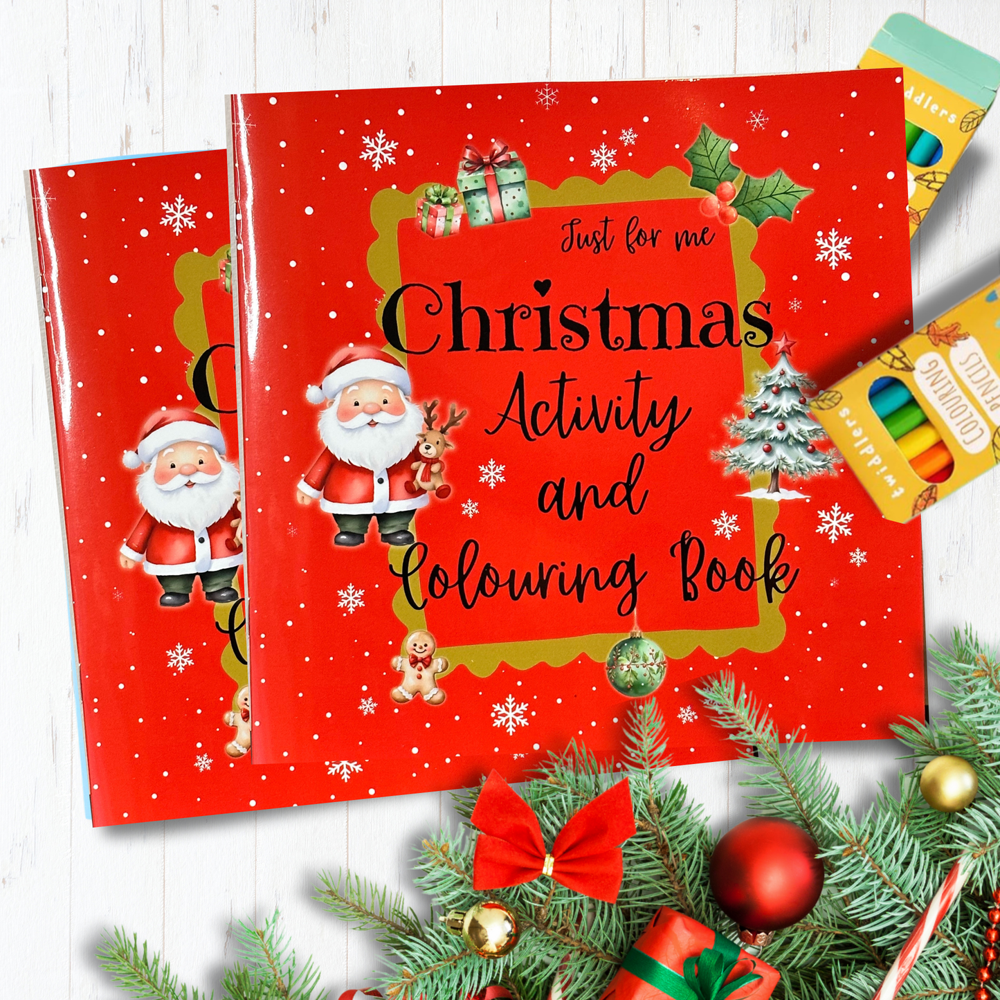 Christmas Activity & Colouring Book for Kids | Stocking Fillers | Christmas Eve Box | Festive Gifts | Children’s presents