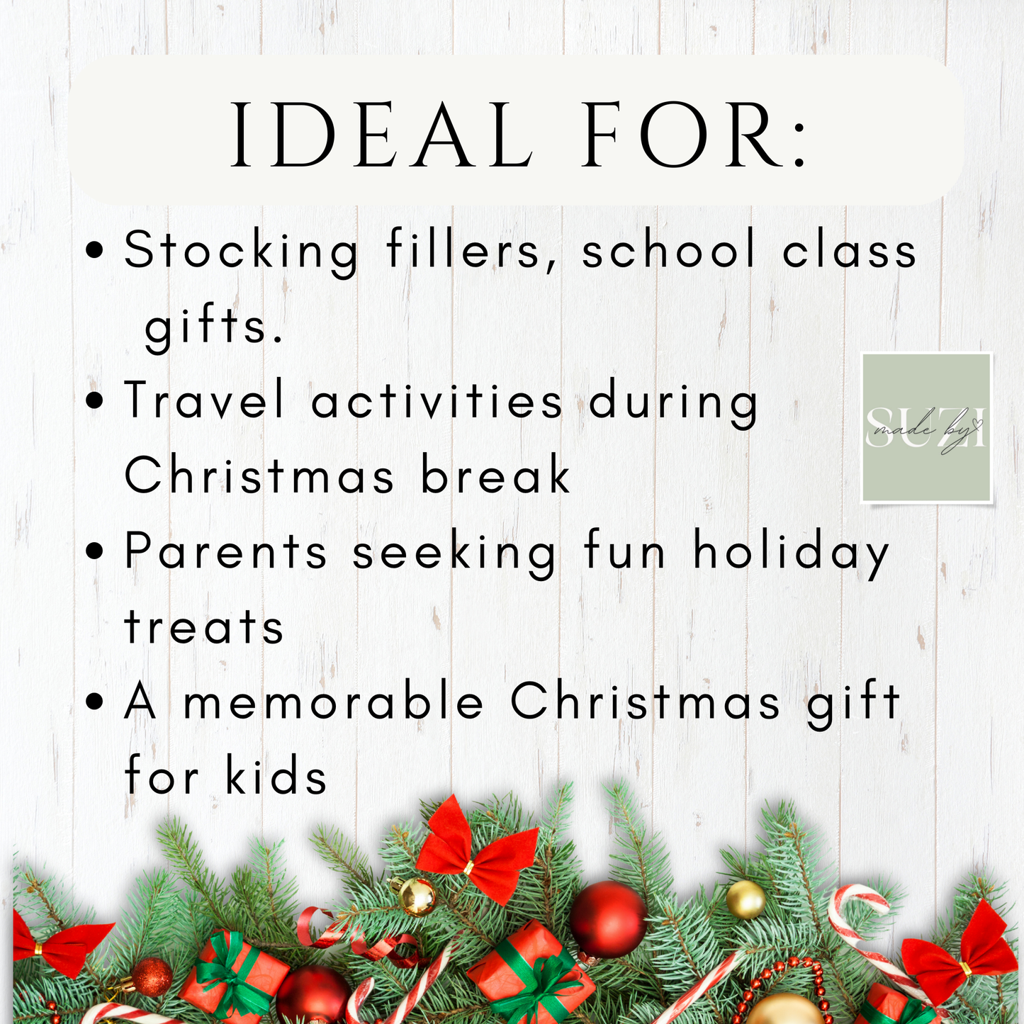 Christmas Activity & Colouring Book for Kids | Stocking Fillers | Christmas Eve Box | Festive Gifts | Children’s presents