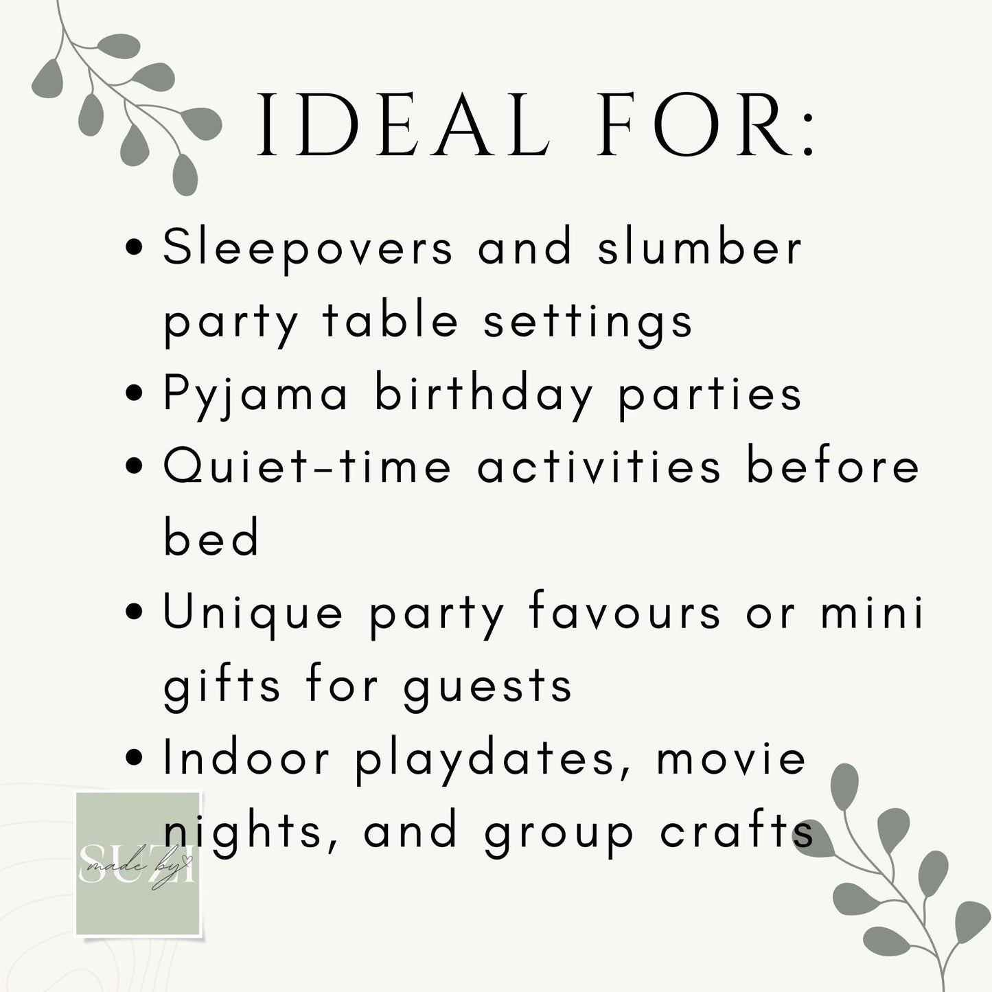 Personalised Sleepover Colouring Placemat – Printed Slumber Party Activity for Kids – Custom Name Pyjama Party Favour