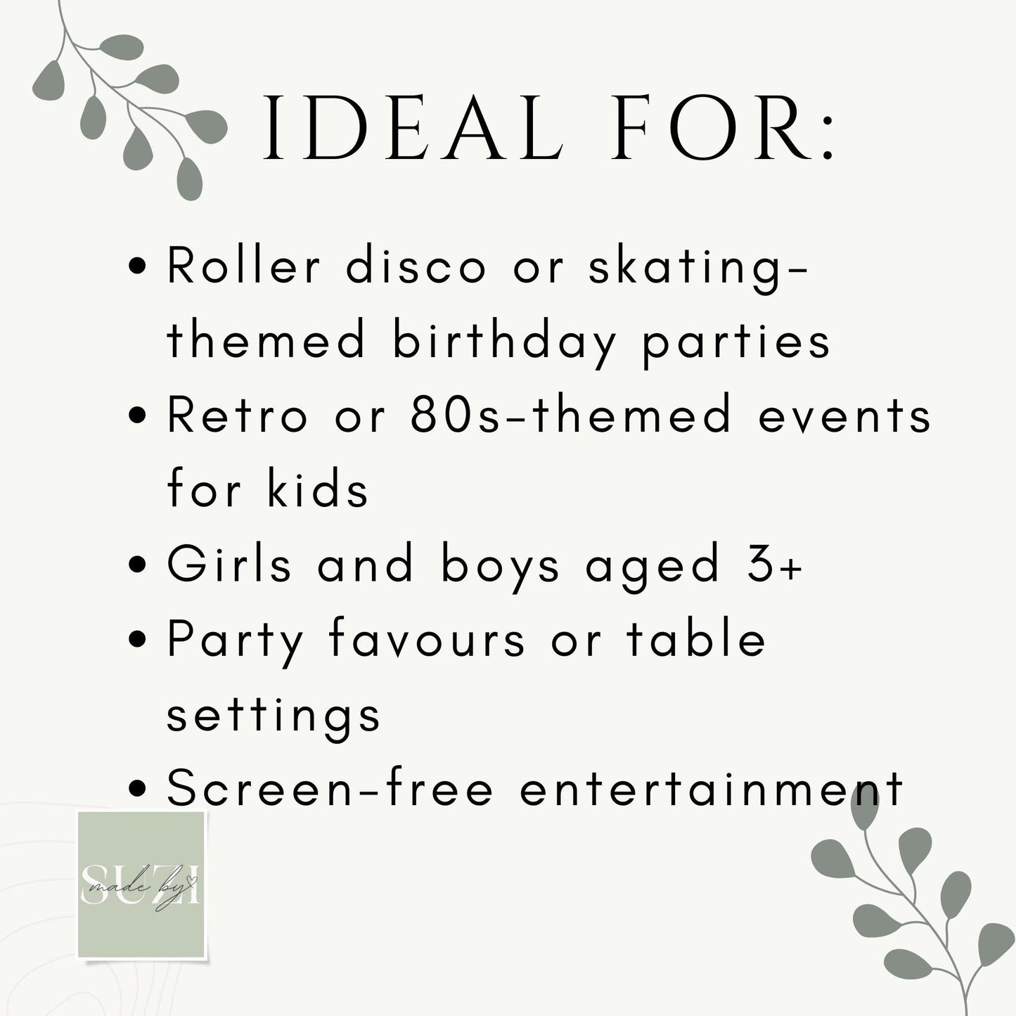 Personalised Roller Disco Colouring Placemat – Printed 80s Skating Party Activity – Custom Name Kids Party Favour – Retro Birthday Table Dec